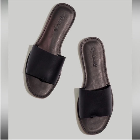 Madewell Shoes - Madewell Boardwalk Sandal Black Size 6 NEW